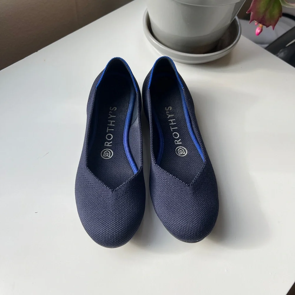 Rothy's Deep Blue Loafers - Picture 4 of 6
